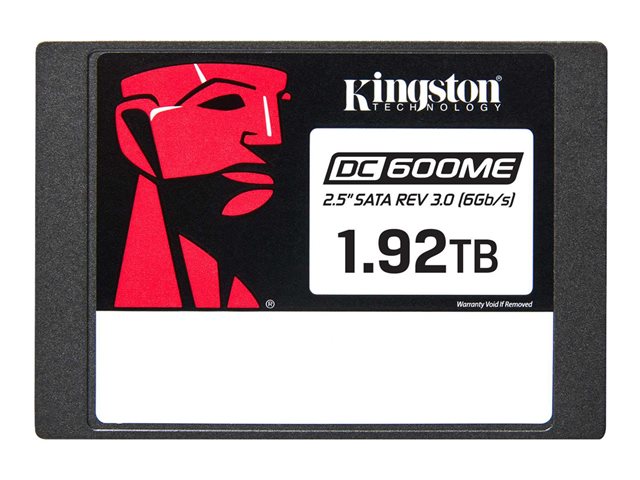 Kingston DC600ME - SSD - Mixed Use - encrypted - 1.92 TB - internal - 2.5\" - SATA 6Gb/s - 256-bit AES - TCG Opal Encryption 2.0