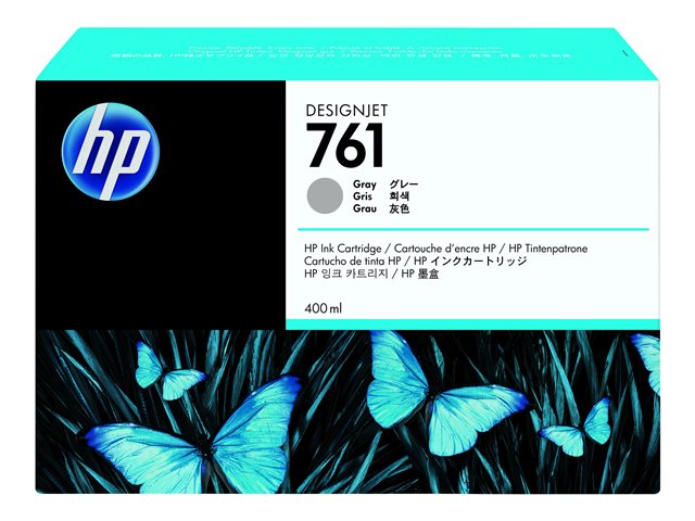 HP 761 - 400 ml - grey - original - DesignJet - ink cartridge - for DesignJet T7100, T7200, T7200 Production Printer