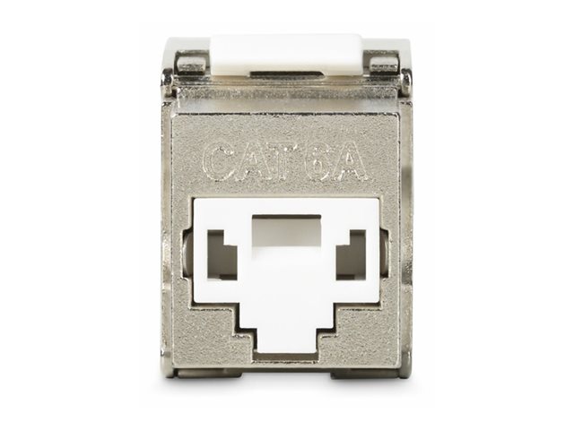 StarTech.com RJ45 Port Locks - 10 Pack with Security Key, Locking RJ45 Port Blocker/Dust Cover, Reusable Ethernet/LAN Port Protector, Snap In RJ45 Dust Blocker for Servers/Switches/Wall Plates - LAN port blocker with key - white