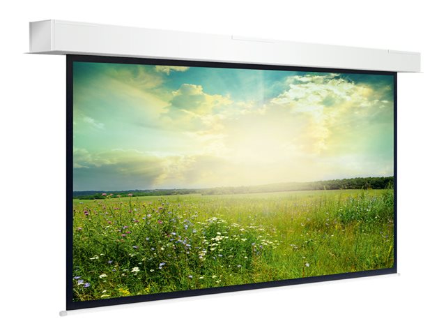 Projecta Descender Large Electrol WIDE Format - Projection screen - in-ceiling mountable - motorised - 228\" (578 cm) - 16:10 - Matte White - RAL 9016, traffic white