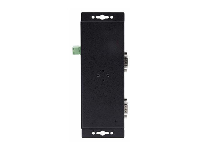 StarTech.com 2P Serial to Ethernet Adapter, IP LAN to RS232 DB9 Converter - Device server - 2 ports - 100Mb LAN, RS-232 - wall / DIN rail mountable - TAA Compliant