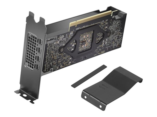 NVIDIA RTX A2000 - Graphics card - RTX A2000 - 12 GB GDDR6 - PCIe 4.0 x16 - 4 x Mini DisplayPort - OEM - brown box - for ThinkCentre M75t Gen 2, ThinkStation P3 Ultra, P340, P350, P358, P520, P620, P720, P920