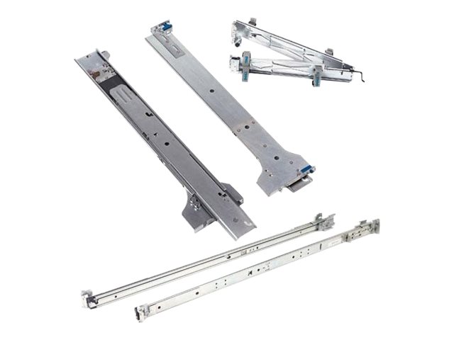 Dell 2/4-Post Static Rack Rails for 1U and 2U systems - Rack rail kit - for PowerEdge R250, R260