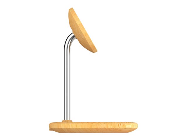 Wood Grain 2-in-1 Magnetic Wireless Char