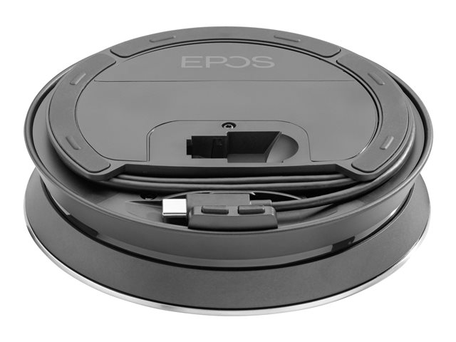 EPOS EXPAND SP 30T - Smart speakerphone - Bluetooth - wireless, wired - USB-C, USB-A via Bluetooth adapter - black, silver - Certified for Microsoft Teams
