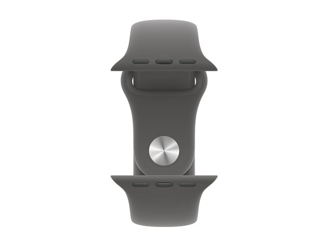 Apple Watch Series 11 GPS + Cellular 42mm Natural Titanium Case with Stone Grey Sport Band - S/M