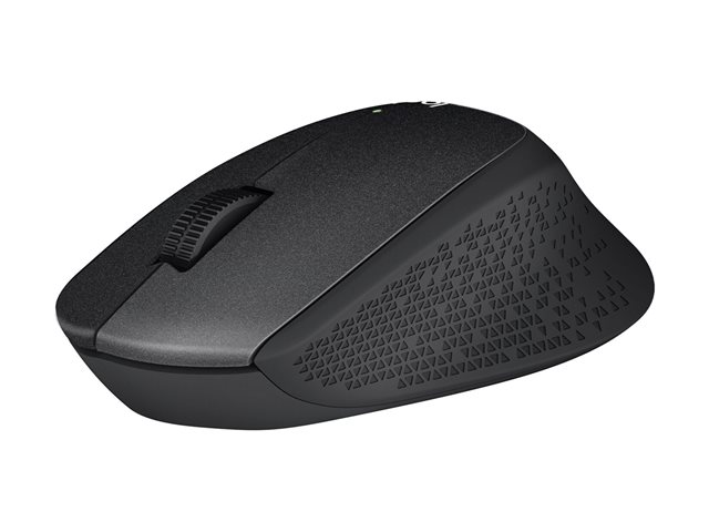Logitech M330 SILENT PLUS - Mouse - 3 buttons - wireless - 2.4 GHz - USB wireless receiver - blue