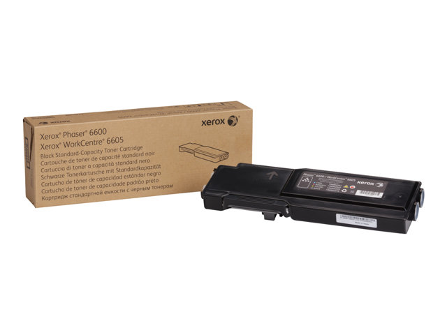Xerox Phaser 6600 - Black - original - toner cartridge - for Phaser 6600, WorkCentre 6605