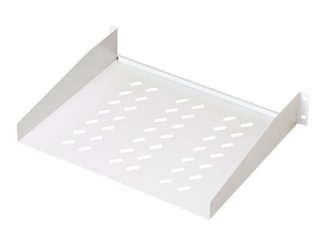2U FIXED SHELF FOR RACKS FROM 800 MM DEPTH 88X482X549 MM UP TO 25 KG GREY (RAL 7035)