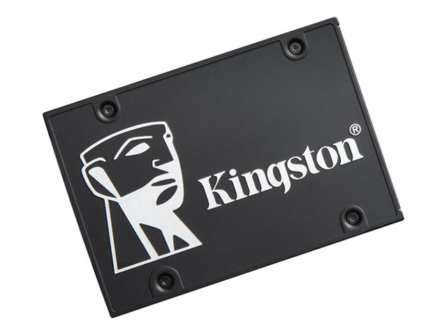 Kingston KC600 - SSD - encrypted - 2 TB - internal - 2.5\" - SATA 6Gb/s - 256-bit AES-XTS - TCG Opal Encryption, Self-Encrypting Drive (SED)