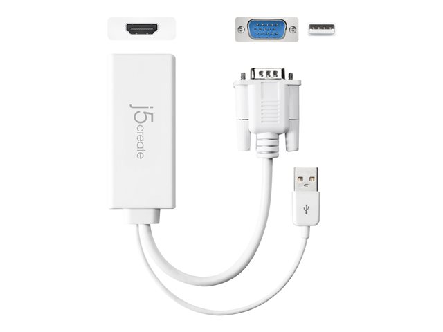 VGA to HDMI Video Audio Adapter