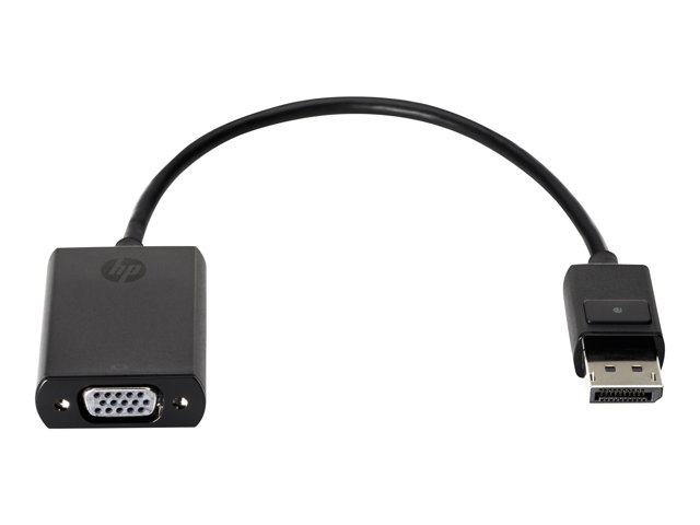 HP - VGA adapter - DisplayPort (M) to HD-15 (VGA) (F) - 20 cm