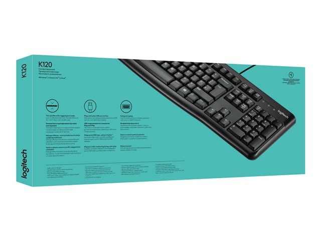Keyboard K120 for Business BLK - HEB -