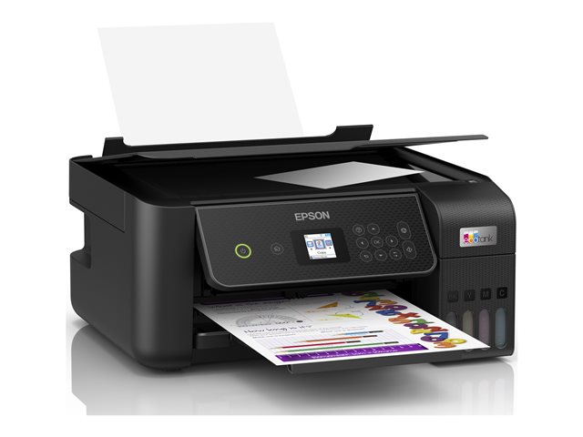 Epson EcoTank ET-2870 - Multifunction printer - colour - ink-jet - ITS - A4 (media) - up to 10 ppm (printing) - 100 sheets - Wi-Fi, USB - black