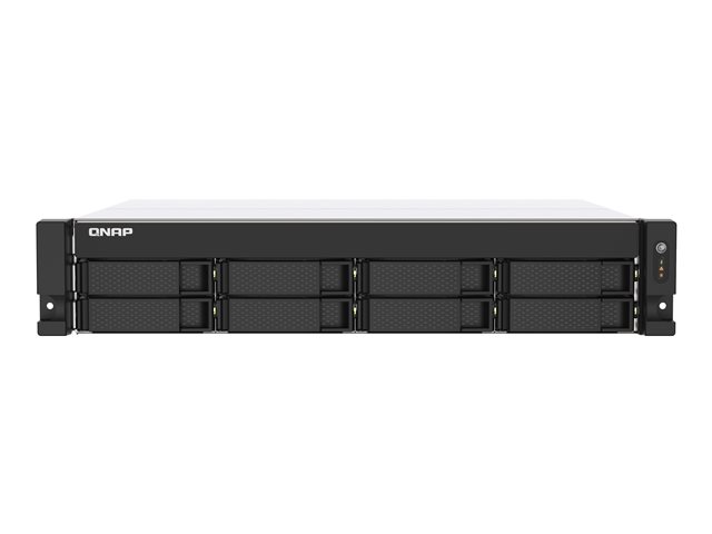 QNAP TS-873AeU - NAS server - 8 bays - rack-mountable - SATA 6Gb/s - RAID RAID 0, 1, 5, 6, 10, JBOD, 50, 60 - RAM 4 GB - 2.5 Gigabit Ethernet - iSCSI support - 2U