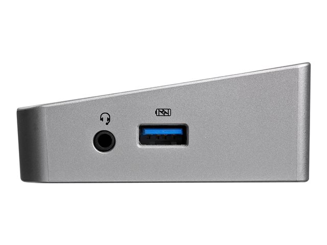 StarTech.com Triple Monitor USB 3.0 Laptop Docking Station - 4K HDMI, 2x DisplayPort - Universal USB Dock for Windows & Mac OS (10.14 & Above) (USB3DOCKH2DP) - Docking station - USB - 1GbE - for P/N: ARMBARTRIO2, ARMTRIO, LTLOCK
