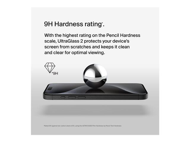 BELKIN ScreenForce Pro UltraGlass2 AM Screen Protection for iPhone 15 Pro Max