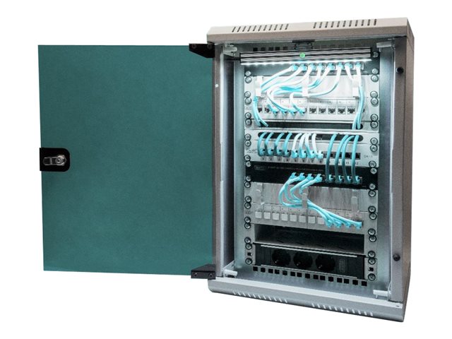10in/19in COMBI WALL MOUNTING CABINET