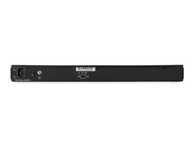 StarTech.com Rackmount KVM Console HD 1080p, Single Port VGA KVM with 17\" LCD Monitor for Server Rack, Fully Featured 1U LCD KVM Drawer with Cables & Hardware, USB Support, 50,000 MTBF - 17in. LCD KVM Console (RKCONS17HD) - KVM console with KVM switch - 1 ports - USB - 17.3\" - rack-mountable - 1920 x 1080 Full HD (1080p) @ 60 Hz - 300 cd/m² - 800:1 - VGA - black - 1U
