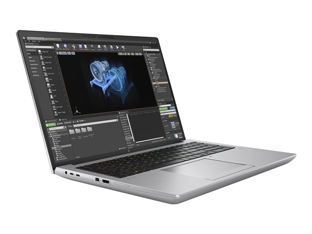 HP ZBook Fury 16 G10  / i7-13700HX / WWAN antenna / 512GB PCIe-4x4 NVMe TLC / 16GB (1x16GB) DDR5 5600 SODIMM Memory / NVIDIA RTX A1000 6 GB [BLANK] / W11p64 / 16.0 AG WUXGA (1920x1200) WLED+LBL 400 for WWAN w5MP IR bnt LCD Panel / WLAN Intel AX211 Wi-Fi 6