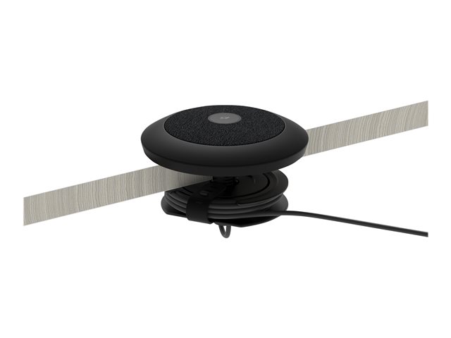 Logitech Rally Mic Pod Mount - Microphone desktop mount - matte black - for Logitech Rally, Rally Plus
