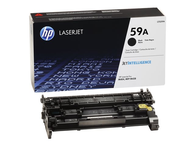 HP 59A - Black - original - LaserJet - toner cartridge (CF259A) - for LaserJet Enterprise M406, MFP M430, LaserJet Pro M304, M404, MFP M428
