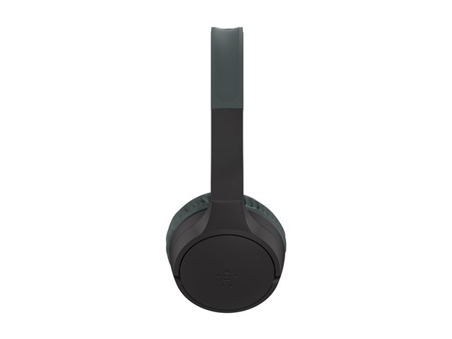 Belkin SoundForm Mini - Headphones with mic - on-ear - Bluetooth - wireless, wired - 3.5 mm jack - black