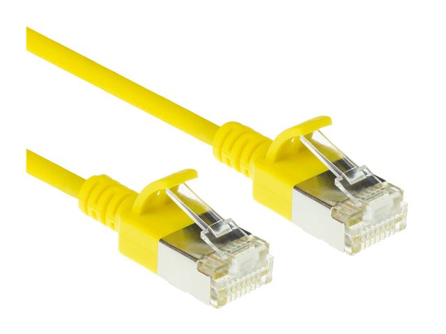 CAT6A S/FTP SLIMLINE YL 5.00M. 1 stk