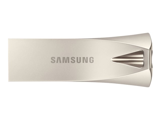Samsung BAR Plus MUF-128BE3 - USB flash drive - 128 GB - USB 3.1 Gen 1 - champagne silver
