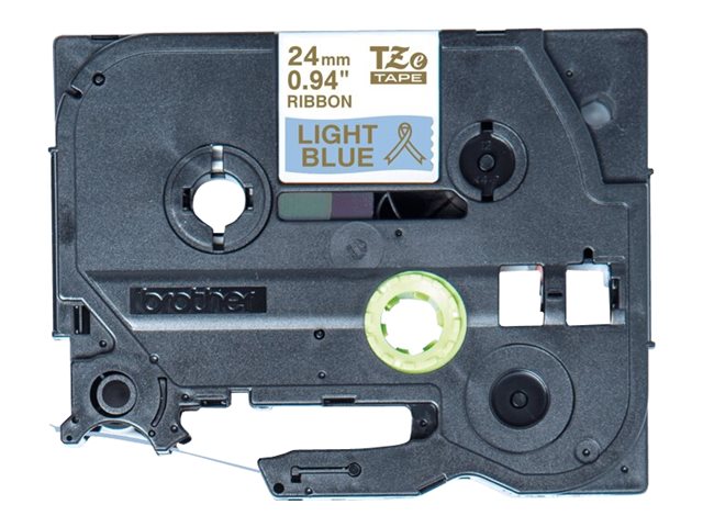 Brother TZe-RL54 - Satin - gold on light blue - Roll (2.4 cm x 4 m) 1 cassette(s) ribbon tape - for Brother PT-D600, P-Touch PT-3600, D600, D800, E550, P750, P900, P950, P-Touch EDGE PT-P750