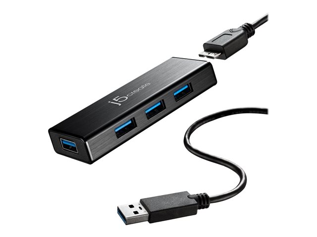 USB 3.0 4-Port Mini Hub - EU/UK