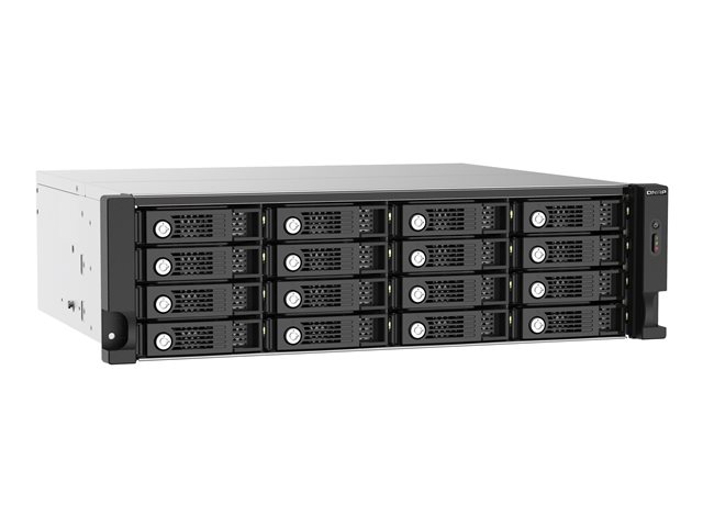 QNAP TL-R1620Sep-RP - Hard drive array - 16 bays (SATA-600 / SAS-3) - SAS 12Gb/s (external) - rack-mountable - 3U