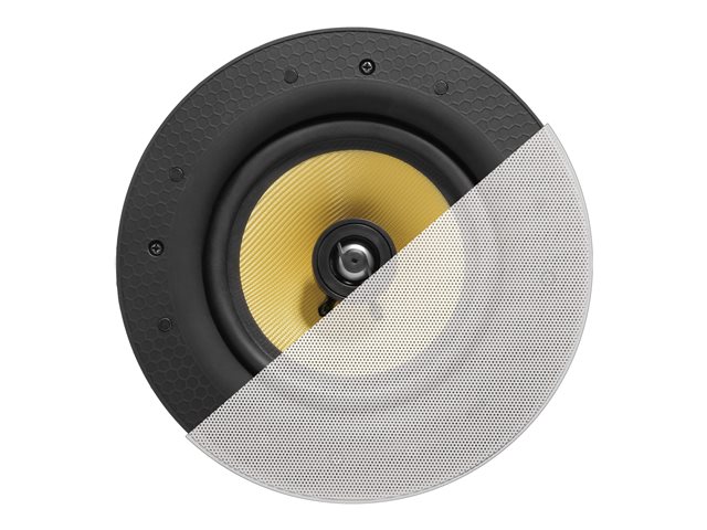 VISION Professional AV-1900 2 x 50w (RMS) Digital Amplifier and CS-1900 6.5\" Pair Ceiling Speaker kit - LIFETIME WARRANTY - white