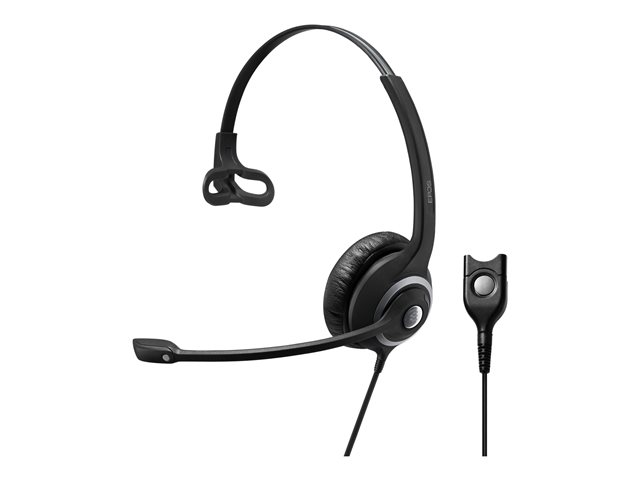 EPOS IMPACT SC 230 - 200 Series - headset - on-ear - wired - Easy Disconnect - black, silver, black with silver