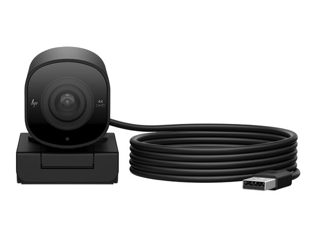 HP 965 Streaming - Webcam - colour - 8 MP - 3840 x 2160 - audio - USB 3.0