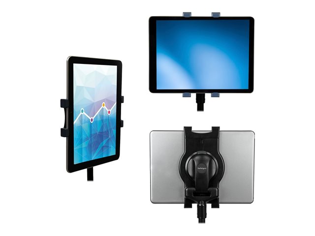 StarTech.com Adjustable Tablet Tripod Stand - Portable Tablet Mount - 6.5 to 7.8\" W. Tablets - Carrying Bag Included - Tablet Tripod Mount (STNDTBLT1A5T) - Mounting kit (holder, floor stand) - for tablet - steel - screen size: 6.5\"-7.8\" - desktop - for P/N: ARMTBLTUGN