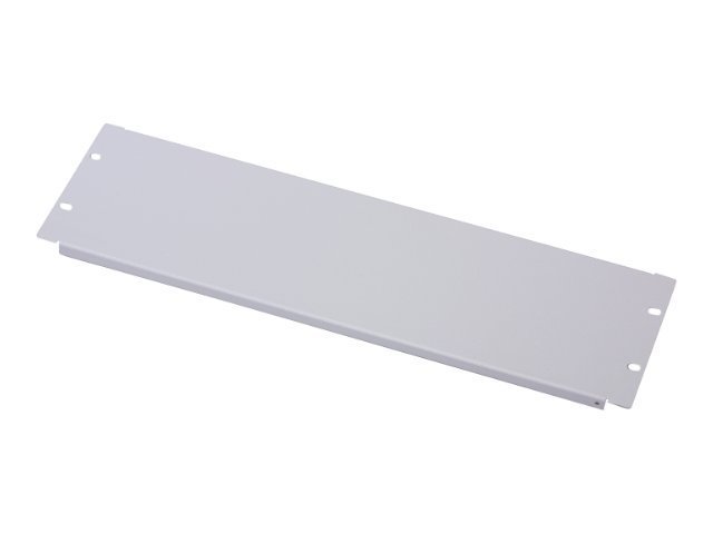 3U blank panel color grey (RAL 7035)