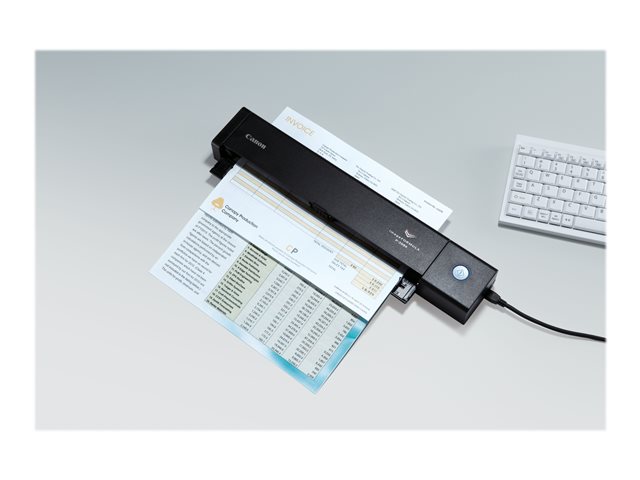 Canon imageFORMULA P-208II - Document scanner - CMOS / CIS - Duplex - Legal - 600 dpi x 600 dpi - up to 8 ppm (mono) / up to 8 ppm (colour) - ADF (10 sheets) - up to 100 scans per day - USB 2.0
