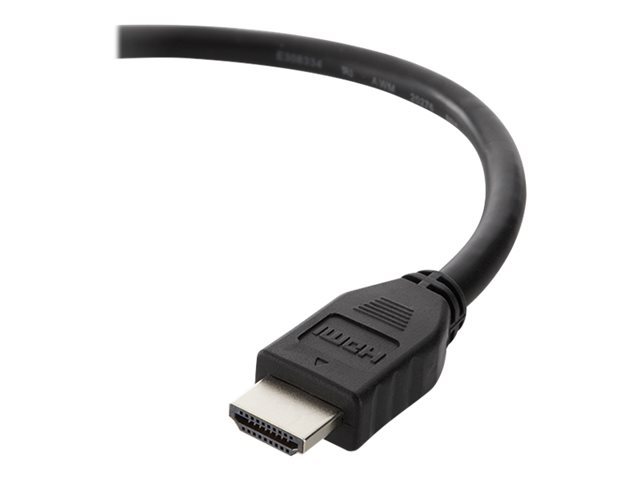 Belkin Standard - HDMI cable - HDMI male to HDMI male - 1.5 m - double shielded - black - 4K support