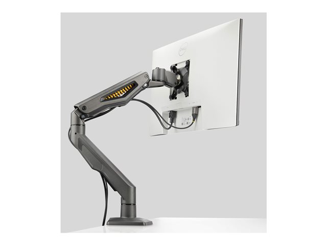 StarTech.com Desk Mount Monitor Arm, Up To 32\" Display, C-Clamp, TAA - Mounting kit (articulating arm, C-clamp) - for Monitor - plastic, steel - black - screen size: 17\"-27\" - desk-mountable - TAA Compliant