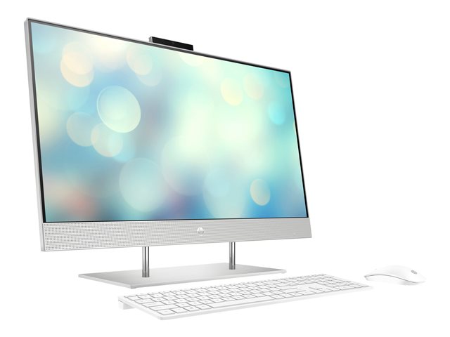 HP 27-dp1026nb - All-in-one - Core i5 1135G7 - RAM 8 GB - SSD 512 GB - NVMe, HP Value - Iris Xe Graphics - GigE - WLAN: 802.11a/b/g/n/ac, Bluetooth 5.0 - Win 11 Home - monitor: LED 27\" 1920 x 1080 (Full HD) - natural silver - with HP 2 years Onsite B