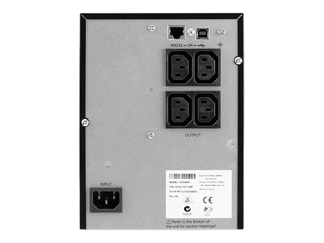 Eaton 5SC 500i - UPS - AC 230 V - 350 Watt - 500 VA - RS-232, USB - output connectors: 4 - black