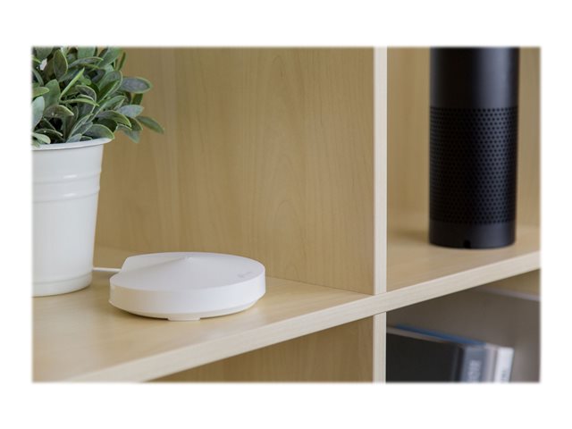 AC1300 Whole-Home Wi-Fi System, Qualcomm, Dual-Band, 802.11ac/a/b/g/n, 717MHz Quad-core CPU, Bluetooth 4.2, 2 Gigabit Ethernet Ports, 1 Power Port, 4 internal antennas, 256QAM, MU-MIMO, HomeCare(Parental Controls, 3-Year Built-In Antivirus, Quality o
