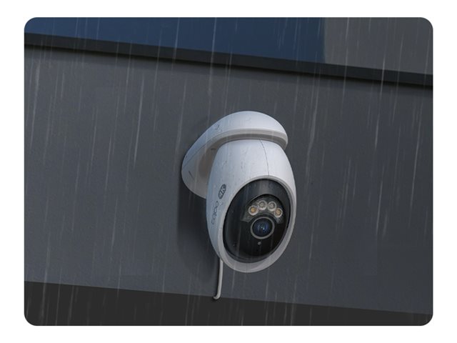 Tapo C560WS V1 - Network surveillance camera - pan / tilt - outdoor - weatherproof - colour (Day&Night) - 8 MP - 3840 x 2160 - 4K - fixed focal - audio - wireless - Wi-Fi - 802.11ax, 2.4GHz radio, LAN 10/100 - H.264