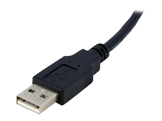 StarTech.com 10 ft USB to Parallel Printer Adapter - M/M - USB to ieee 1284 - USB to centronics - USB to Parallel Cable (ICUSB128410) - Parallel adapter - USB 2.0 - IEEE 1284 - black