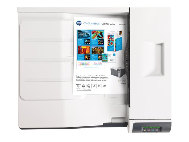 HP Color LaserJet Professional CP5225n - Printer - colour - laser - A3 - 600 dpi - up to 20 ppm (mono) / up to 20 ppm (colour) - capacity: 350 sheets - USB, LAN