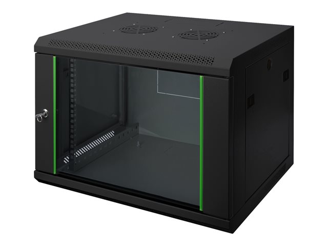 12U wall mounting cabinet 638x600x450 mm