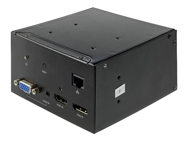 StarTech.com Audio / Video Module for Conference Table Connectivity Box - Mounting plate - mini-phone 3.5mm, HDMI, DisplayPort, RJ-45, VGA - black - for P/N: BEZ4MOD, BOX4MODULE