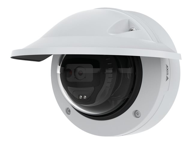 AXIS M3215-LVE - Network surveillance camera - dome - outdoor - vandal / waterproof - colour (Day&Night) - 2 MP - 1920 x 1080 - fixed iris - fixed focal - audio - LAN 10/100 - H.264, MPEG-4 Part 10, H.265, MPEG-H Part 2, MJPEG, HEVC, AVC - DC 12 V / PoE Class 3