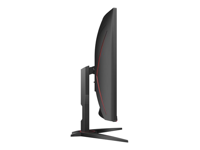 AOC Gaming C32G2ZE/BK - LED monitor - gaming - curved - 32\" (31.5\" viewable) - 1920 x 1080 Full HD (1080p) @ 240 Hz - VA - 300 cd/m² - 3000:1 - 1 ms - 2xHDMI, DisplayPort - black
